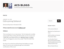 Tablet Screenshot of blogs.architectingconnectedsystems.com
